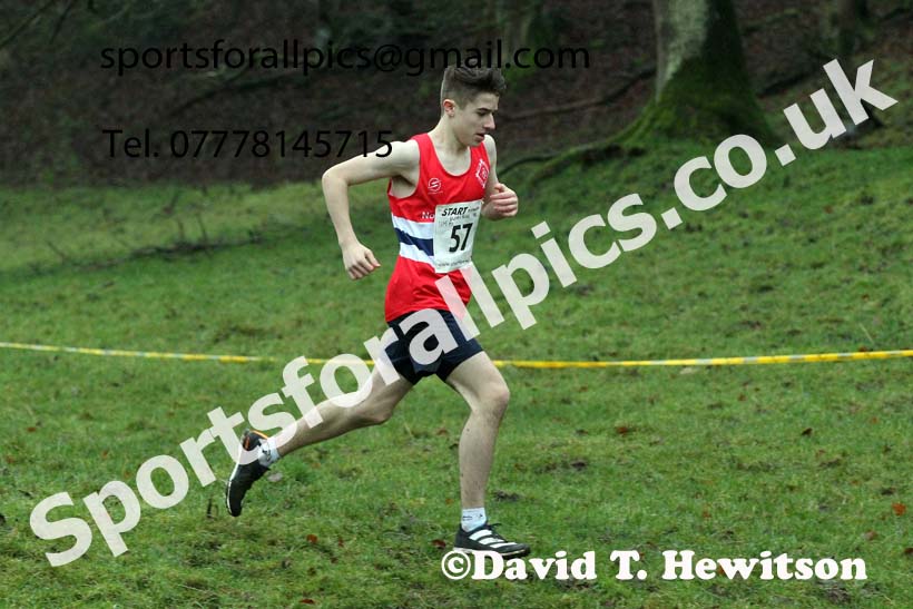 Boys under-15s, NECAA Junior Cross Country Relays, Thornley Farm, Peterlee, Saturday, December 12th. Photo: David T. Hewitson/Sports for All Pics